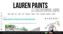 Desktop Screenshot of laurenpaints.com