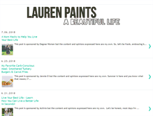 Tablet Screenshot of laurenpaints.com